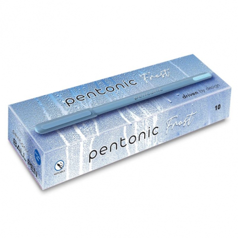 Ручка кульк/масл Pentonic Frost синя 0,7 мм LINC 412219